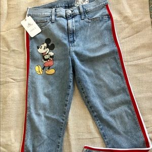 Disney x SIWY Mickey Mouse skinny jeans